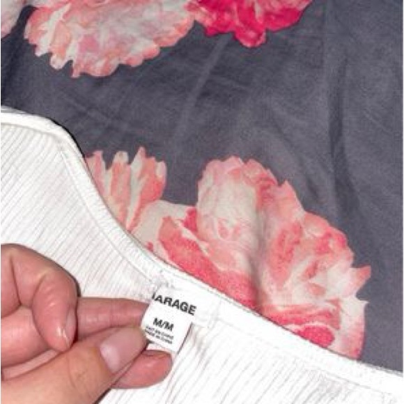 Garage white long sleeve top - Picture 2 of 2